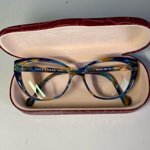 Face a Face Paris JADDE 2 Glasses Cats Eye Frames Size 52-15-139 from France
